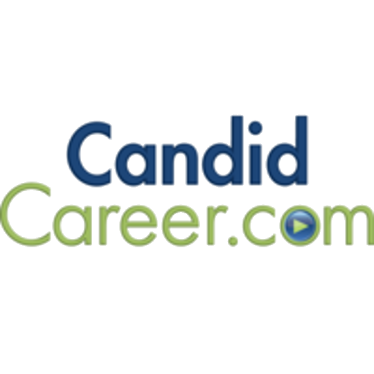 candid career logo - blue and green