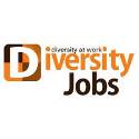 diversity jobs logo - orange and black