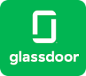 glassdoor logo - green and white