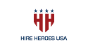 hire heroes usa logo - red, white and blue