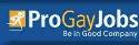pro gay jobs logo - blue and yellow