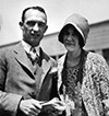 Milward Simpson and Lorna Helen Kooi black and white family photo