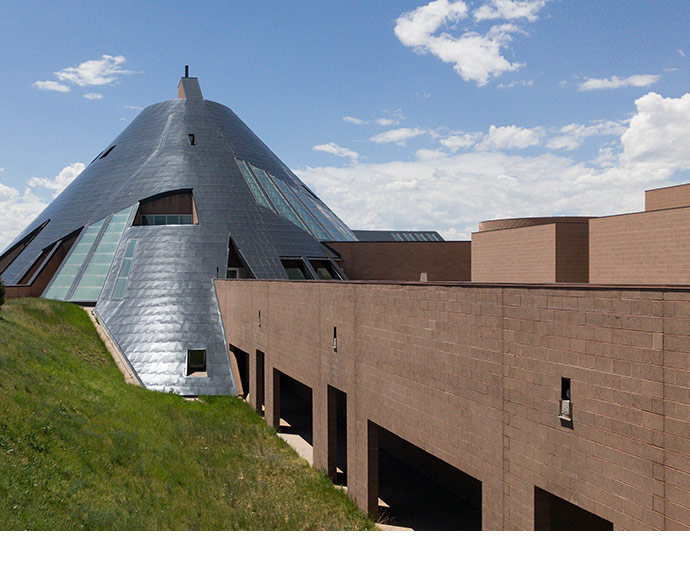 Exterior of the University of Wyoming Art Museum