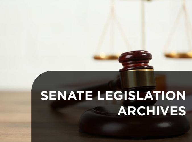 Senate Legislation Archives
