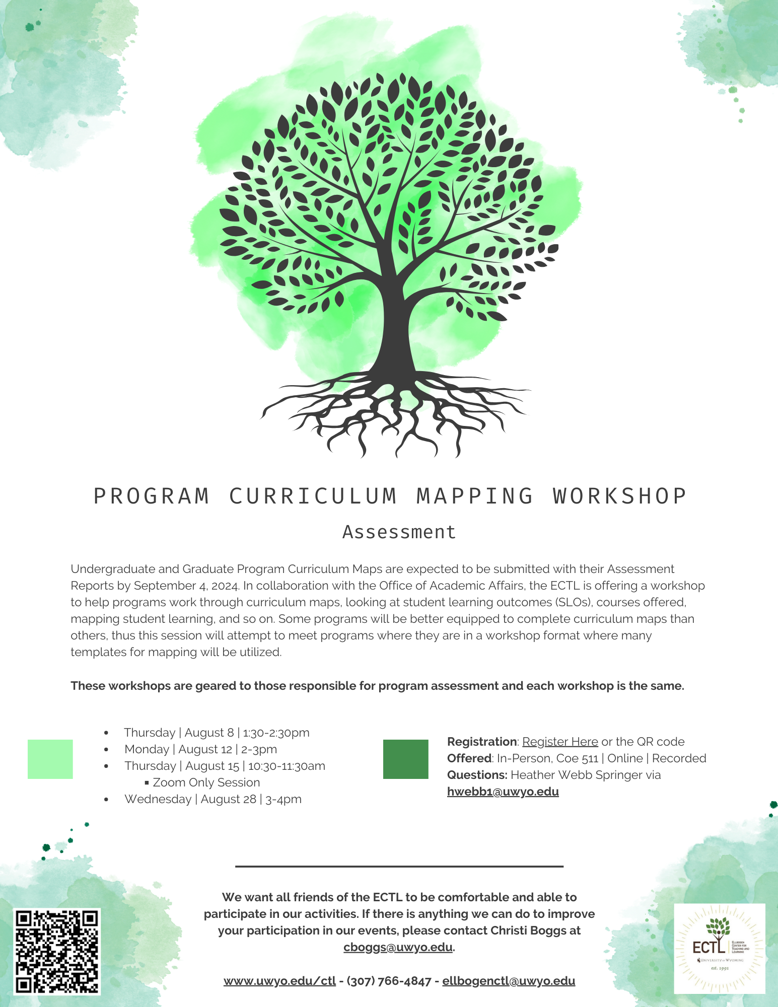 Program Curriculum Mapping Flyer