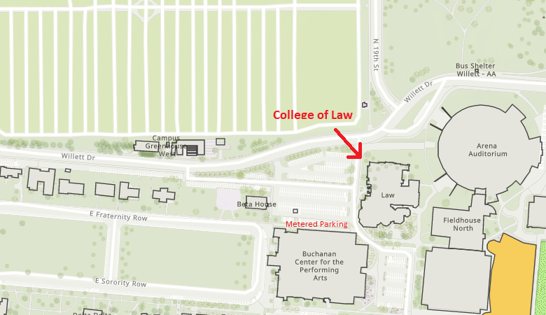 campus map to law school