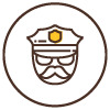 icon of a policeman