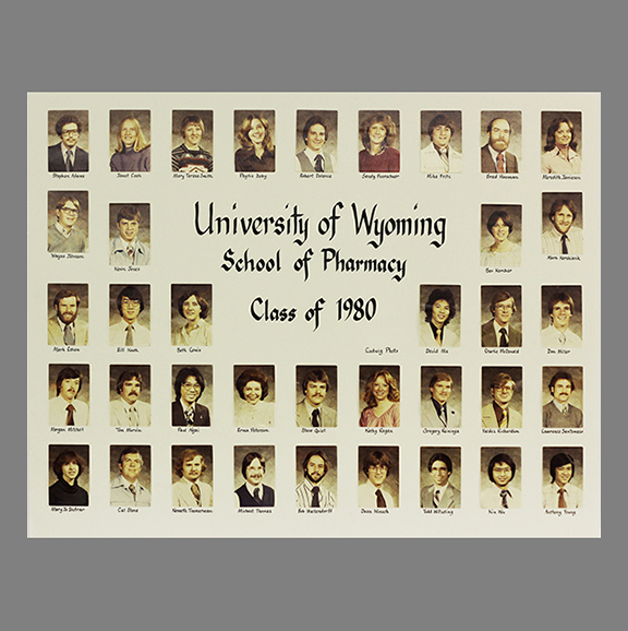 UW School of Pharmacy class of 1980.