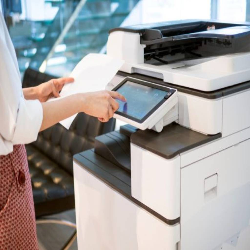 printer being used