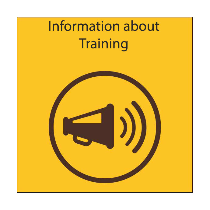 graphic of megaphone training information