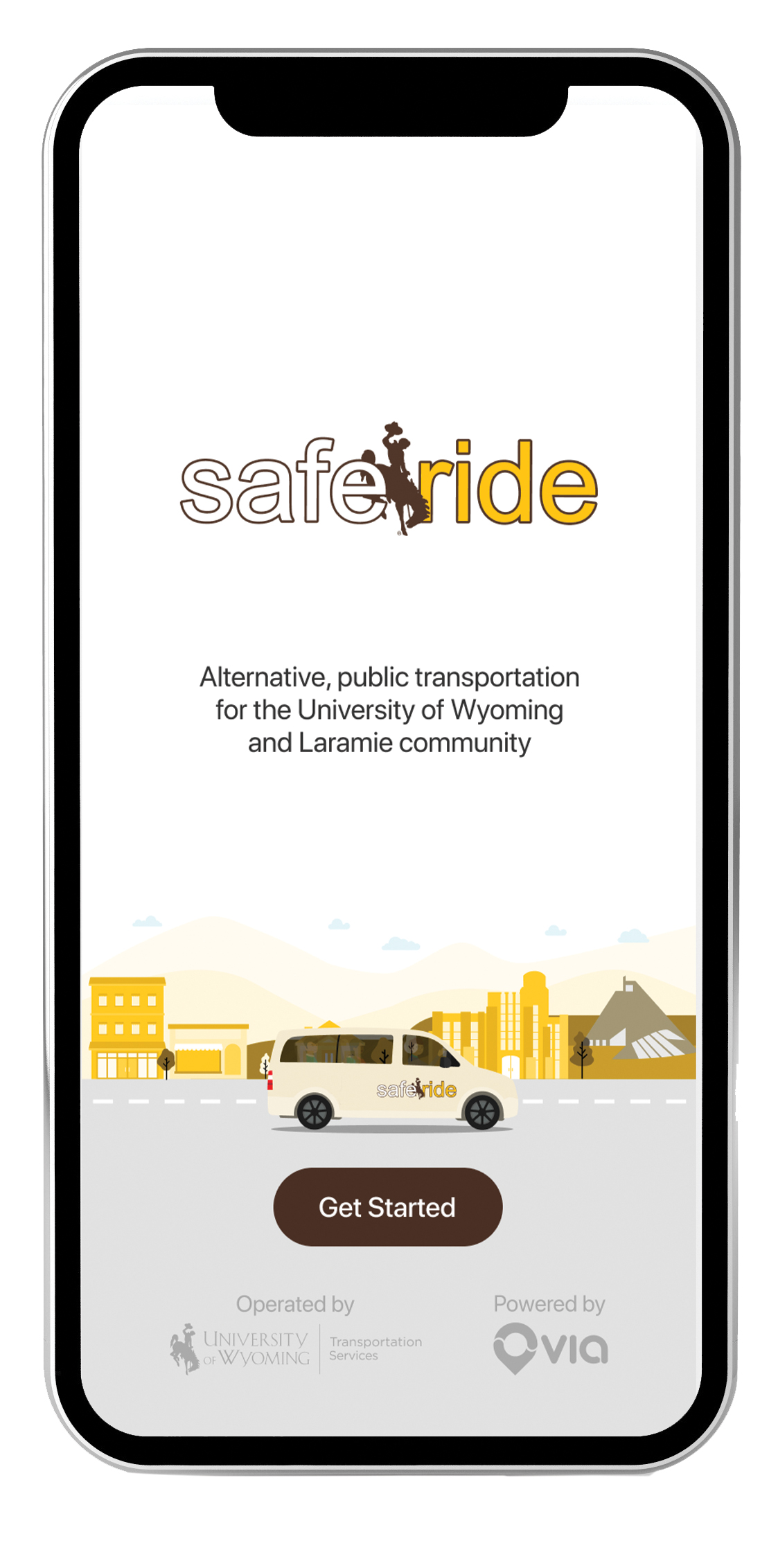 SafeRide App Phone